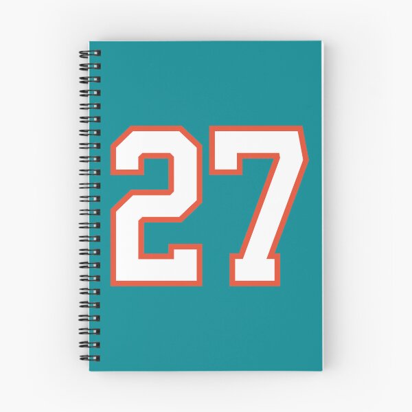 Item preview, Deportes número 27, color naranja blanco deporte afortunado veintisiete designed and sold by ArtIsParty.