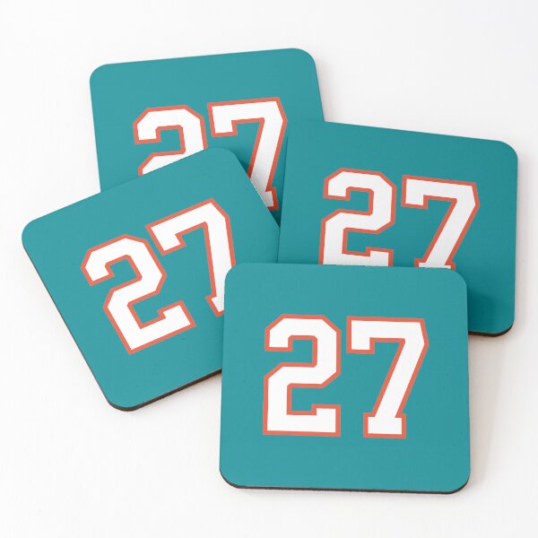 Item preview, Sports Number 27, white orange color lucky sport twenty seven designed and sold by ArtIsParty.