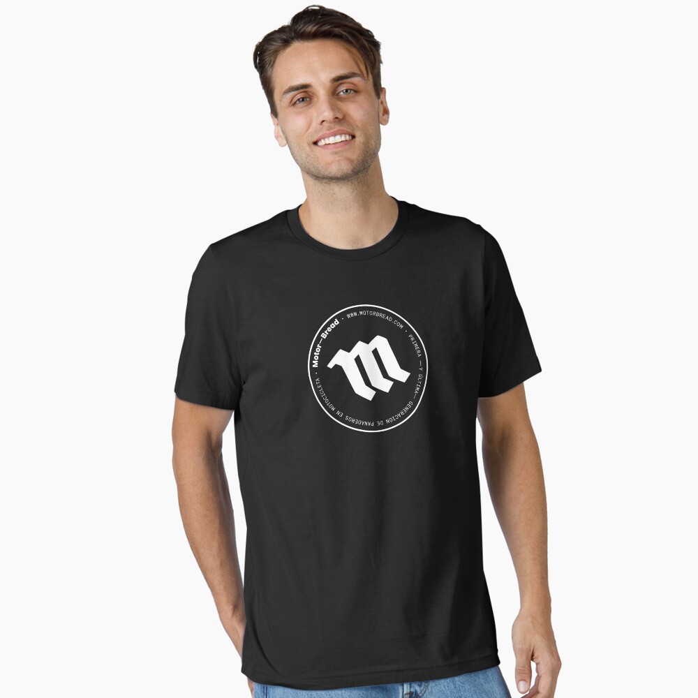 Vista previa del artículo con la obra «Camiseta esencial», diseñado y vendido por motorbread.