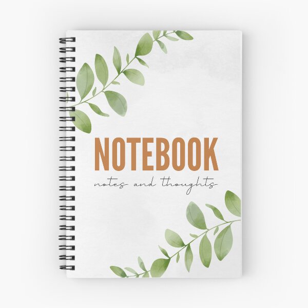 Item preview, Floral notebook- 8 designed and sold by LavishTrail.