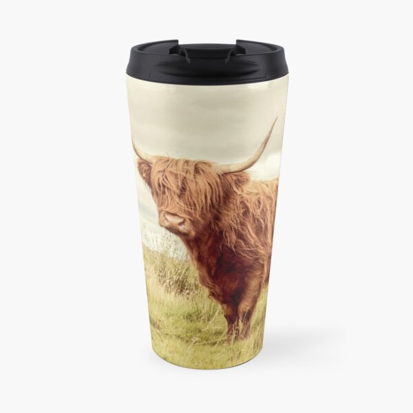 Highland Cow Travel Mug