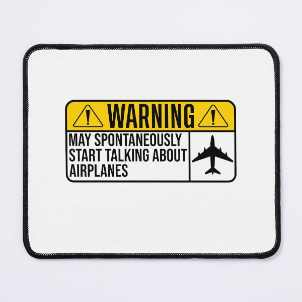 Artikelvorschau, Warnung kann spontan über Flugzeuge sprechen entworfen und verkauft von Majesticoo.