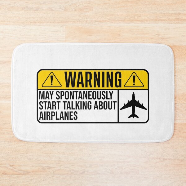 Item preview, Warning May Spontaneously Talk About Airplanes designed and sold by Majesticoo.