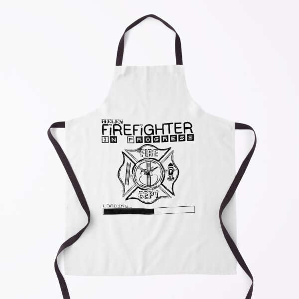 Item preview, Helen | FIREFIGHTER in Progress | Future Firefighter | Black Text designed and sold by Loving-school.