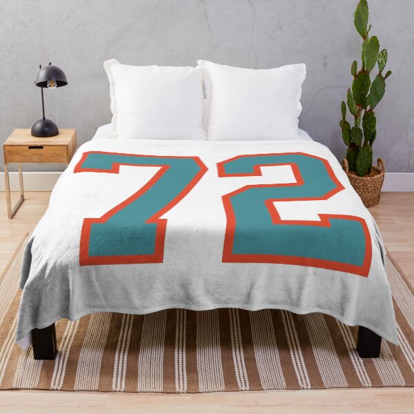 Item preview, 72 number, aqua orange lucky sports seventy two designed and sold by ArtIsParty.