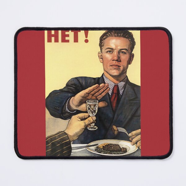 Item preview, Anti Alcohol Vintage Soviet Propaganda Poster. Kitchen Wall Art. Digitally Remastered. designed and sold by el-padre.
