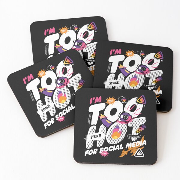 Item preview, Too Hot For Social Media designed and sold by raffaus.