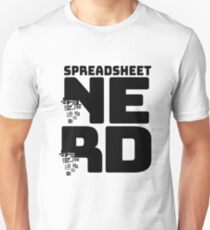 Spreadsheet Nerd Unisex T-Shirt