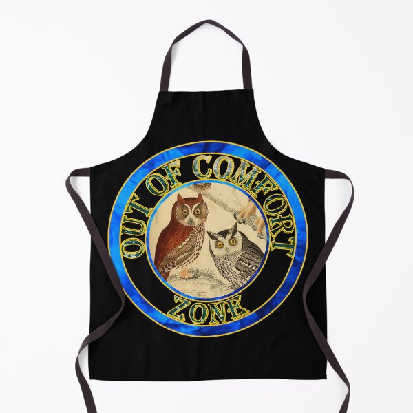 Item preview, 'Out of Comfort Zone' Old Book Owls - Funny Quotes Designs for T-shirts, stickers and other accessories. designed and sold by Ridiculam Toga.