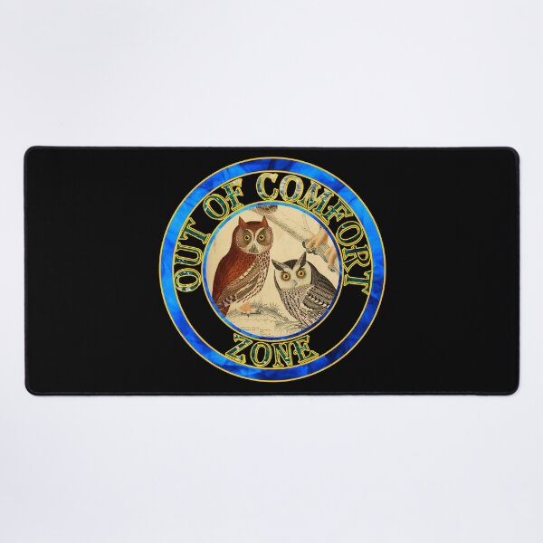 Item preview, 'Out of Comfort Zone' Old Book Owls - Funny Quotes Designs for T-shirts, stickers and other accessories. designed and sold by Ridiculam Toga.