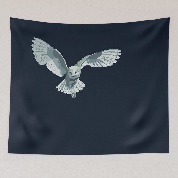 Item preview, Geometric Barn Owl designed and sold by SarcasticBadger.