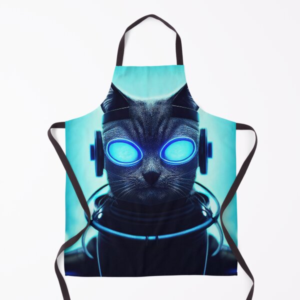 Item preview, Cyberpunk Cat 5 - Anime Kawaii Cartoon Art designed and sold by lematworks.