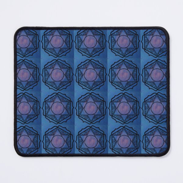 Item preview, MOVE ON MANDALA ~ SACRED GEOMETRY FOR THE SOUL~ BLUE, PINK designed and sold by Ann Chatfield.
