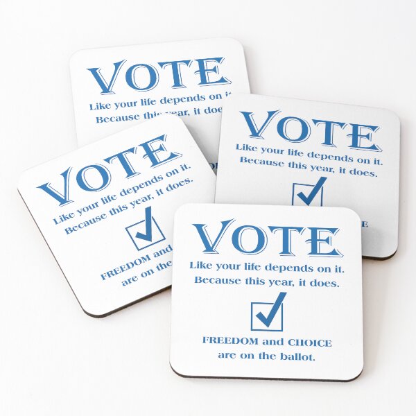 Item preview, VOTE Like your life depends on it. Because this year, it does. designed and sold by Robirk.