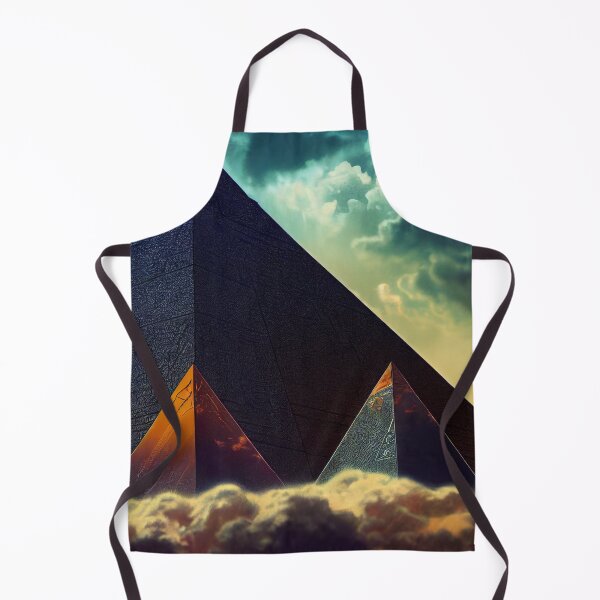 Item preview, Pyramids of Egypt Obsidian Pyramid Painting - AI Generated Art designed and sold by Vault256.