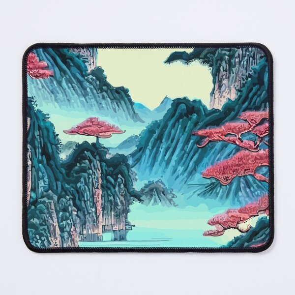 Item preview, Chinese Watercolor Landscape designed and sold by GPCRArt.