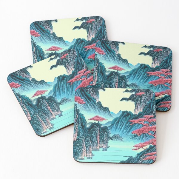 Item preview, Chinese Watercolor Landscape designed and sold by GPCRArt.