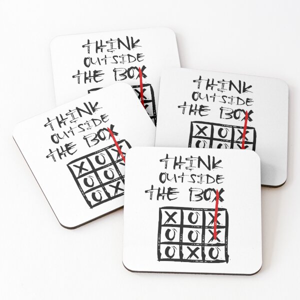 Item preview, THINK OUTSIDE THE BOX / Cool and Funny alternative design designed and sold by DRK7DSGN.