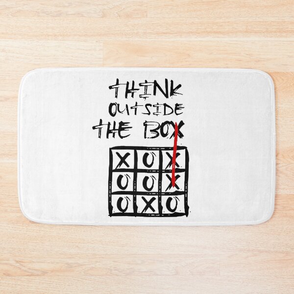 Item preview, THINK OUTSIDE THE BOX / Cool and Funny alternative design designed and sold by DRK7DSGN.