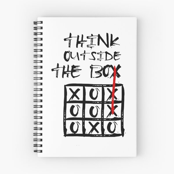 Item preview, THINK OUTSIDE THE BOX / Cool and Funny alternative design designed and sold by DRK7DSGN.