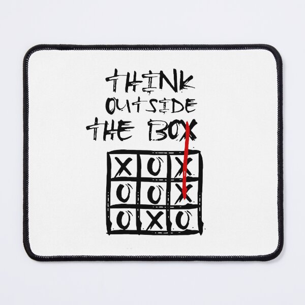 Item preview, THINK OUTSIDE THE BOX / Cool and Funny alternative design designed and sold by DRK7DSGN.