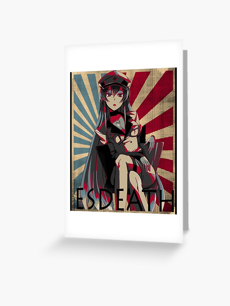 Gifts For Men Akame Ga Kill Anime Gifts For Christmas | Greeting Card