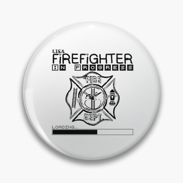Item preview, Lisa | FIREFIGHTER in Progress | Future Firefighter | Black Text designed and sold by Loving-school.