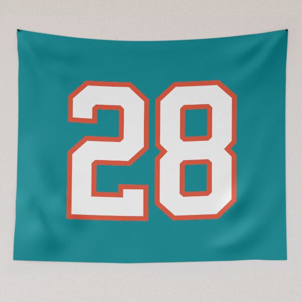 Item preview, Sports Number 28, white orange color lucky sport twenty eight designed and sold by ArtIsParty.