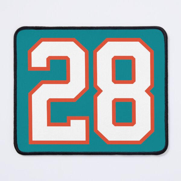 Item preview, Sports Number 28, white orange color lucky sport twenty eight designed and sold by ArtIsParty.