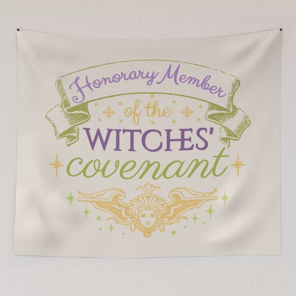 Item preview, Colourful Honorary Member Of The Witches' Covenant, Cool Halloween Design designed and sold by TrulyEpoque.