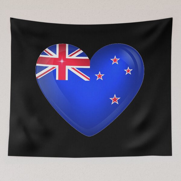 Item preview, Mi corazón está en Nueva Zelanda, Love New Zealand. designed and sold by ArtIsParty.