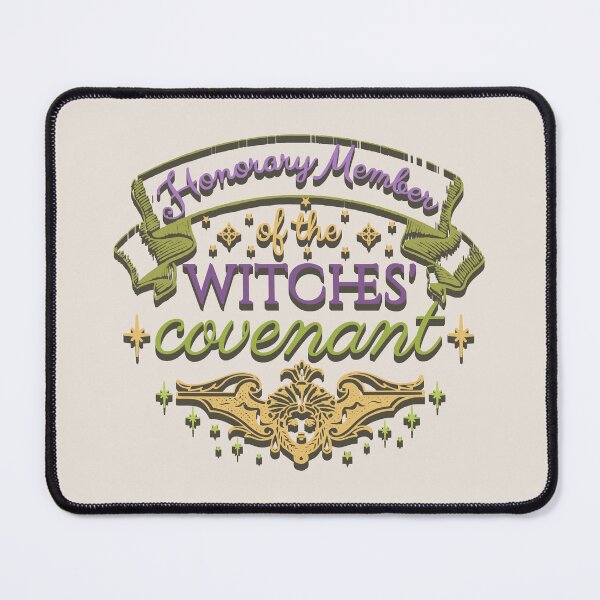 Item preview, Colourful Honorary Member Of The Witches' Covenant, Cool Halloween Design, Shadow Text designed and sold by TrulyEpoque.