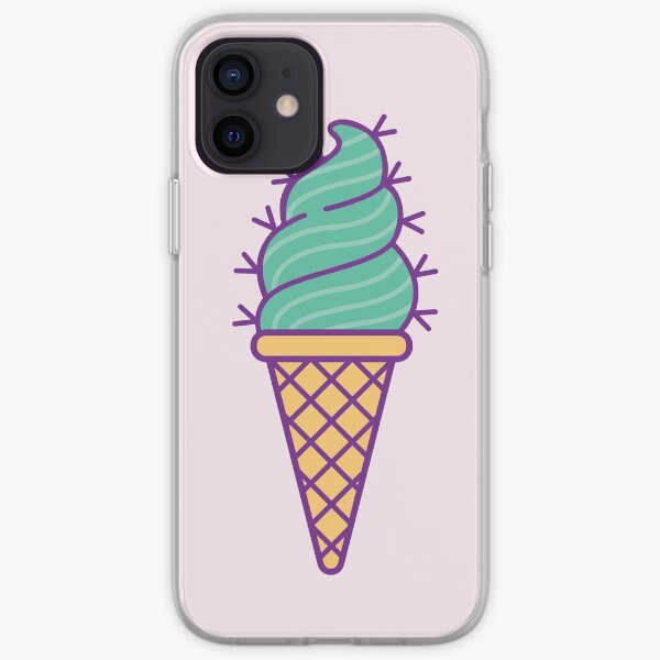 Succulent Ice Cream iPhone Soft Case