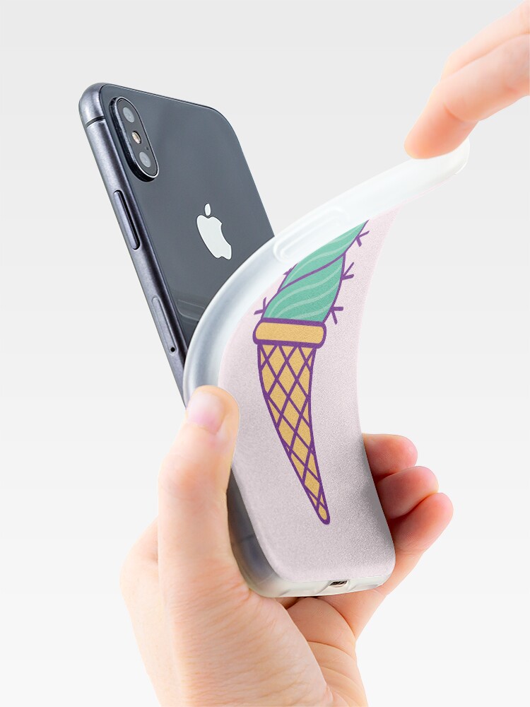 Alternate view of Succulent Ice Cream iPhone Case & Cover