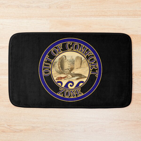 Item preview, 'Out of Comfort Zone' Old Book Whale - Funny Quotes Designs for T-shirts, stickers and other accessories. designed and sold by Ridiculam Toga.
