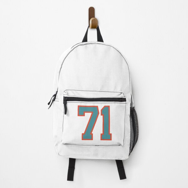 Item preview, 71 number, aqua orange lucky sports seventy one designed and sold by ArtIsParty.