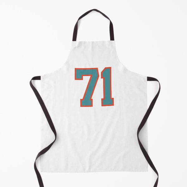 Item preview, 71 number, aqua orange lucky sports seventy one designed and sold by ArtIsParty.