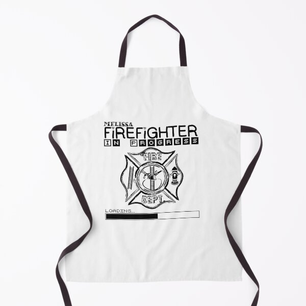 Item preview, Melissa | FIREFIGHTER in Progress | Future Firefighter | Black Text designed and sold by Loving-school.