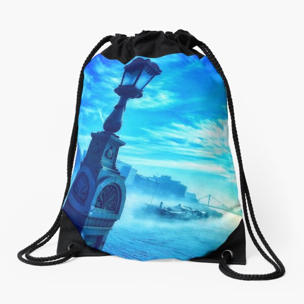 Wake Up Positive Today. Join the Happiness Movement Drawstring Bag