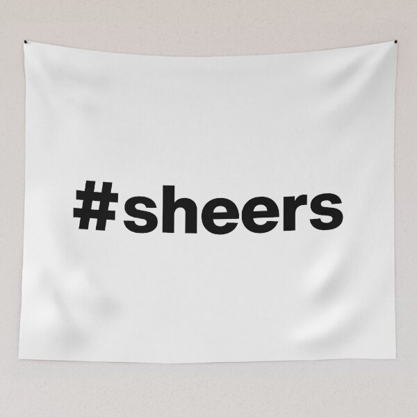 Item preview, Hashtag sheers designed and sold by ArtIsParty.