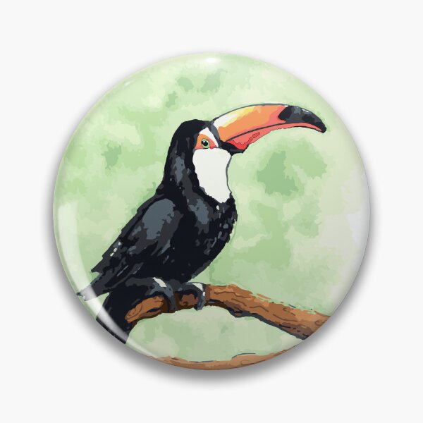 Item preview, Toucan sitting on a branch designed and sold by youartyouself.