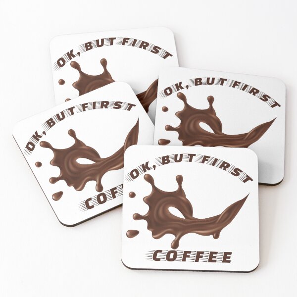 Item preview, Okay, But First Coffee designed and sold by star-boutique.