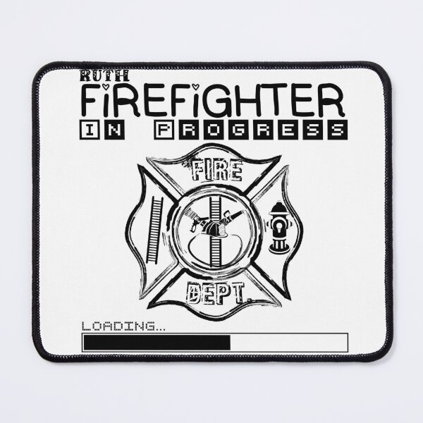 Item preview, Ruth | FIREFIGHTER in Progress | Future Firefighter | Black Text designed and sold by Loving-school.