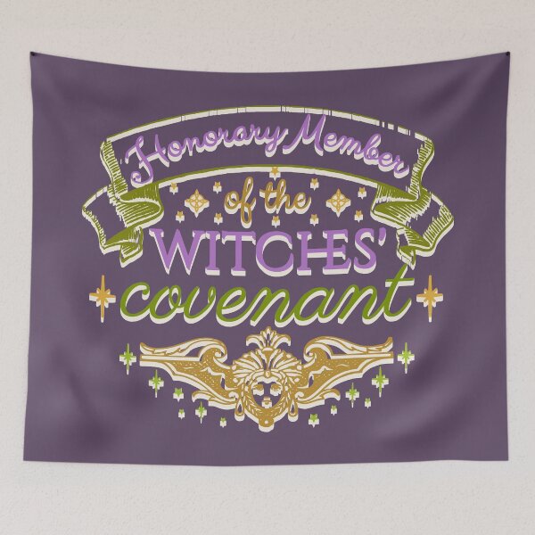 Item preview, Colorful Honorary Member Of The Witches' Covenant, Cool Halloween Design, Shadow Text designed and sold by TrulyEpoque.