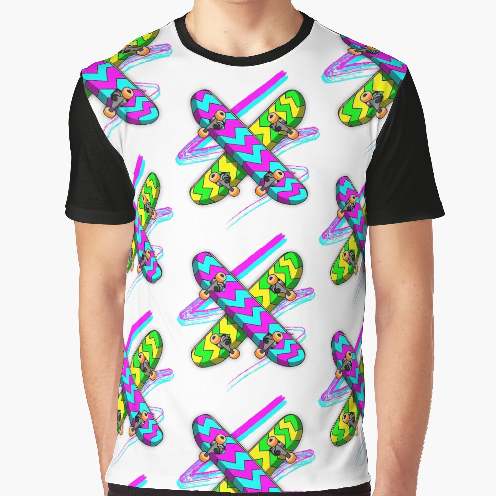 Skateboard Grafik T-Shirt