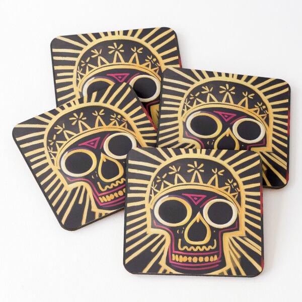 Item preview, painted skull designed and sold by Aliveforfun.