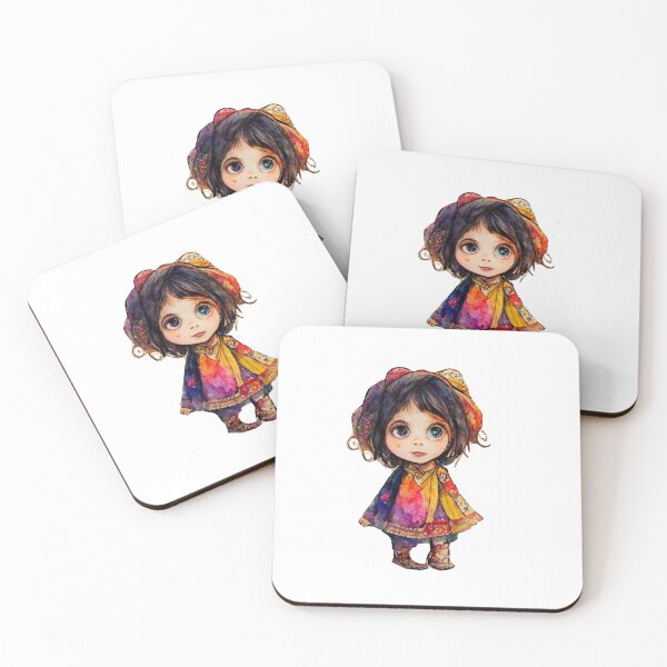 Item preview, Girl  From German Fairytail  H and G Watercolor  Halloween  STICKER gift for boyfriend gift for girlfriend gift for best friend gift halloween freaks  designed and sold by GhostAmine.