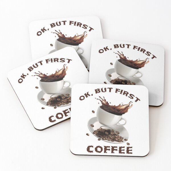 Item preview, Okay, But First Coffee designed and sold by star-boutique.