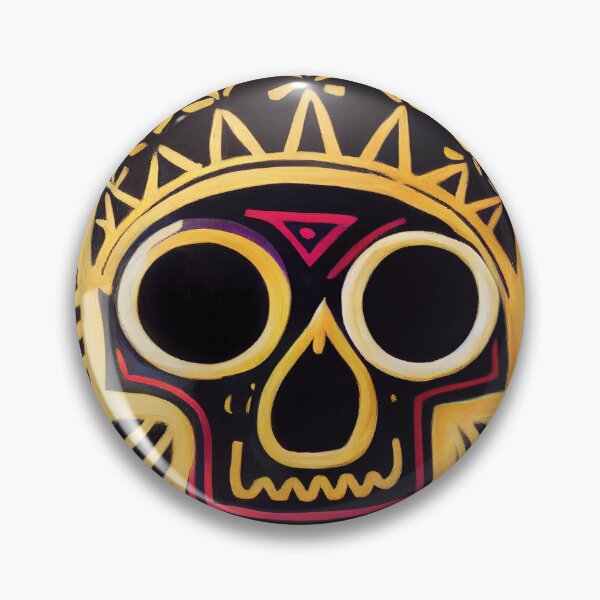 Item preview, painted skull designed and sold by Aliveforfun.