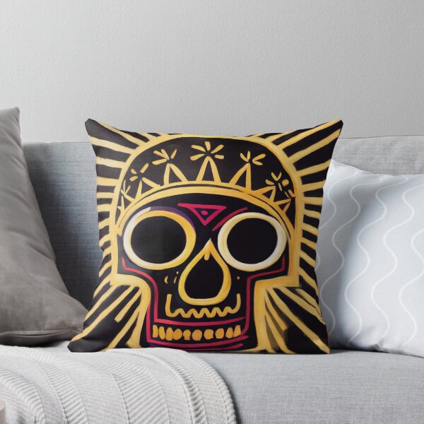 Item preview, painted skull designed and sold by Aliveforfun.